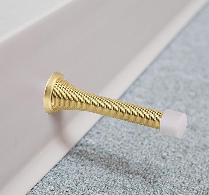 KISEER 16 Pack Spring Door Stops 3 1/4 Inch Flexible Heavy Duty Spring Door - Image 4