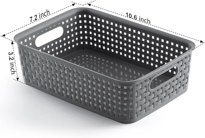 NETANY Plastic Storage Baskets - Image 3