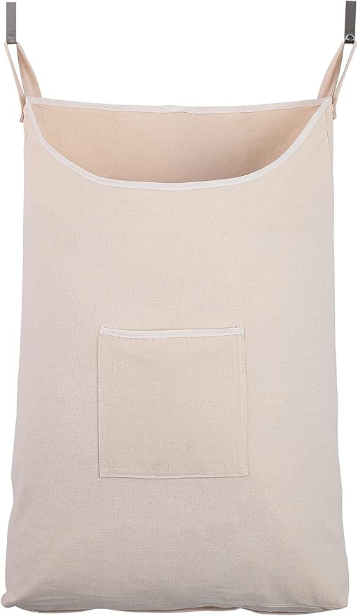Hanging Laundry Hamper with Front Pocket, 65 Liters by GORISEN