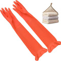 3 Pairs Household Extra Long Kitchen Gloves by Vsootal