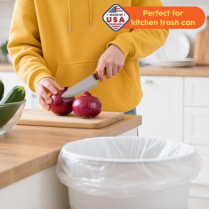 Delxo 30-33 Gallon Trash Bags, Plastic Bolsas para basura - Image 7