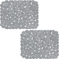 Bligli Pebble Sink Mat for Stainless Steel/Ceramic Sinks, 2 Pack PVC Sink by BliGli