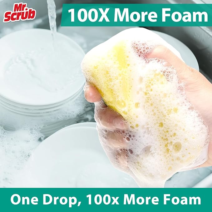 Mr. Scrub Sponges Kitchen Scrub Dish Sponge Scouring Pad, 48 Pack Cleaning - Image 5