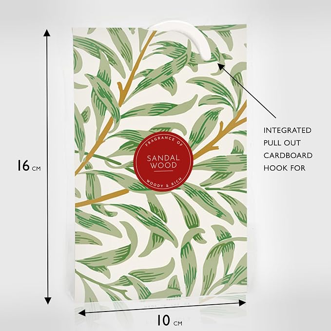 The Master Herbalist Pack of 2 Scented Wardrobe Fresheners in a William Morris - Image 3