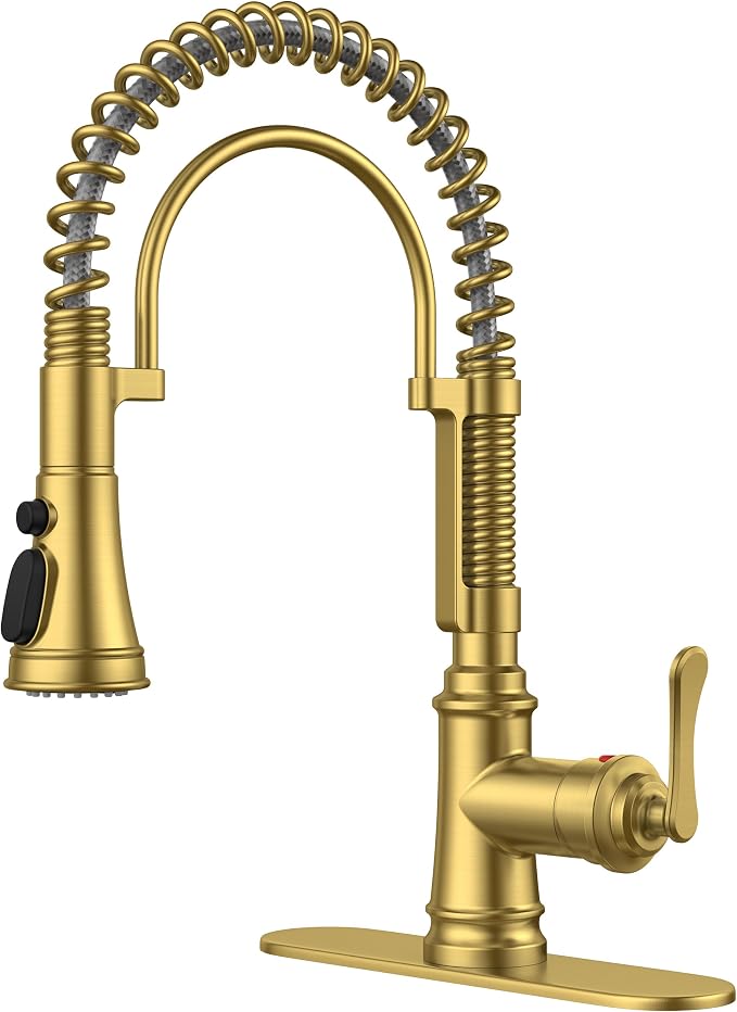 FORIOUS Gold Kitchen Faucet by FORIOUS
