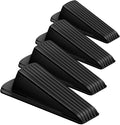 Door Stoppers, 4 Pack Premium Rubber Stoppers Wedge, Stops by BHYTAKI