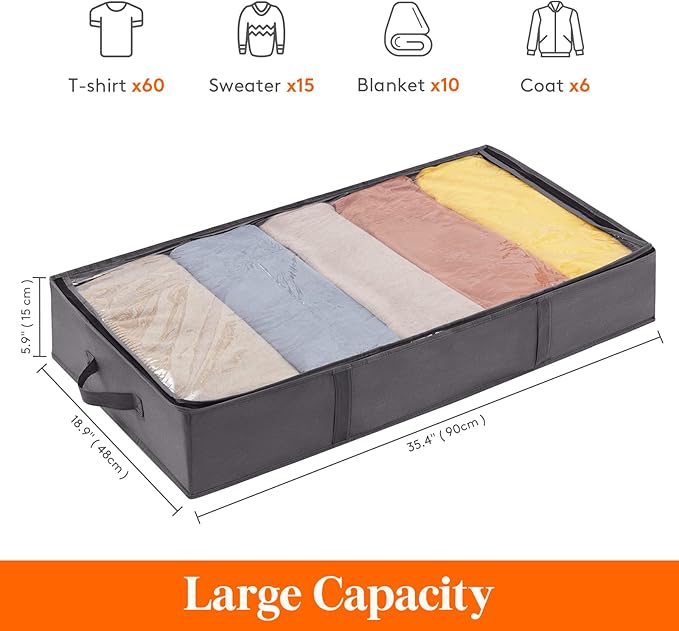 Lifewit Under Bed Storage Bag Organizer - Image 2