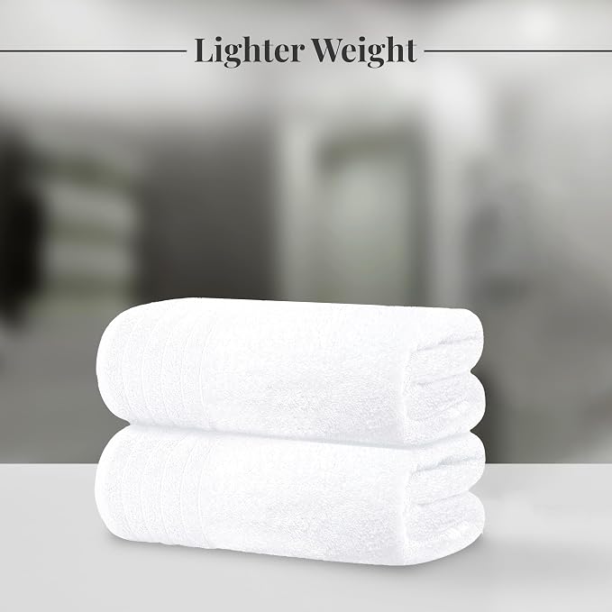 8 Piece Towel Set, 2 XL Bath, 2 Hand, 4 Washcloth, Lighter Weight, Quicker to - Image 4