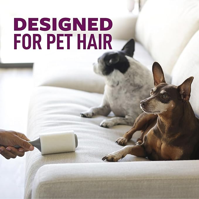 Scotch-Brite Pet Hair Extra Sticky Lint Roller, 420 Sheets Total, 6 Pack - Image 3
