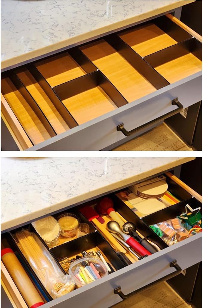DRAWER DADDY Customizable Grid Drawer Dividers, Cut to Fit Organizer | Custom - Image 3