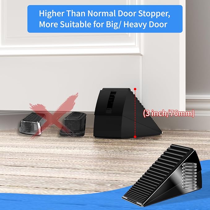 2 Pack Heavy Duty Door Stoppers - Image 2