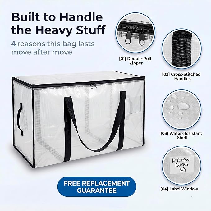 ClearSpace Heavy Duty Moving Bags or Storage Bins - Image 4