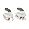 OXO Good Grips All-Purpose Scrub Brush – 2-Pack, Crevice Cleaning, Bathroom by OXO