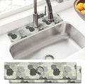 Sink Faucet Absorbing Mat, 2 Pack Drying Mat Around Faucet Sink Splash Guard by BathtubMat