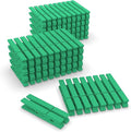 100 Pcs Green Clothes pins by FEFU