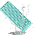 ZLR Small Dish Drying Mat for Kitchen Counter, Mint Green | Narrow Silicone by ZLR