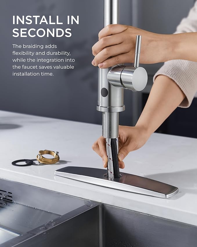 FORIOUS Touchless Kitchen Faucet - Image 8