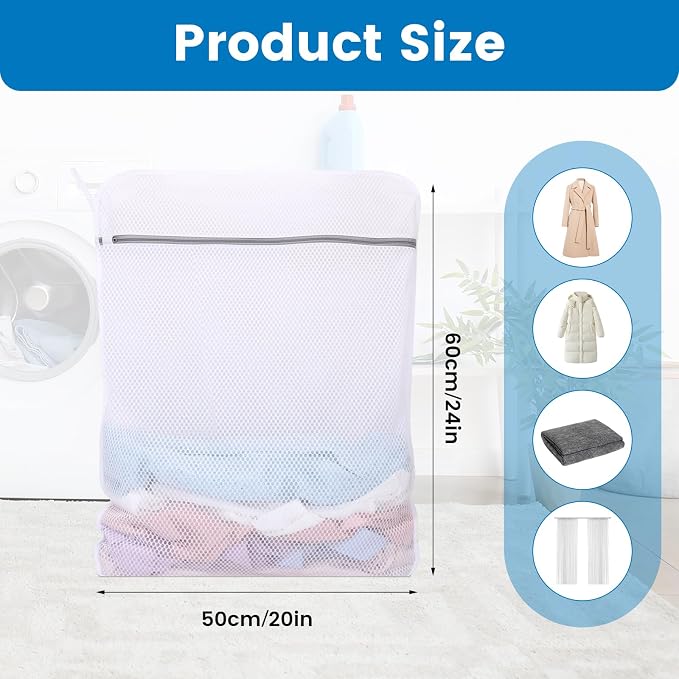 Dntorx 4 Pack X-Large Mesh Laundry Bags - Image 2