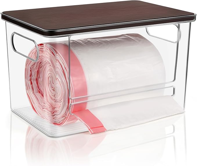 Trash Bag Dispenser Under Sink Organizer by Hiitytin