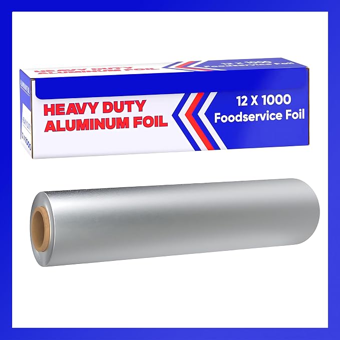 Aluminum Foil Wrap Roll 12 in x 1000 ft Heavy Duty Commercial and Home Use - Image 9
