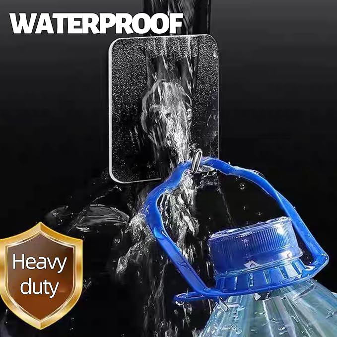 DDMY Clear Adhesive Hooks Heavy Duty Walls Hook 36 Pack - Image 4