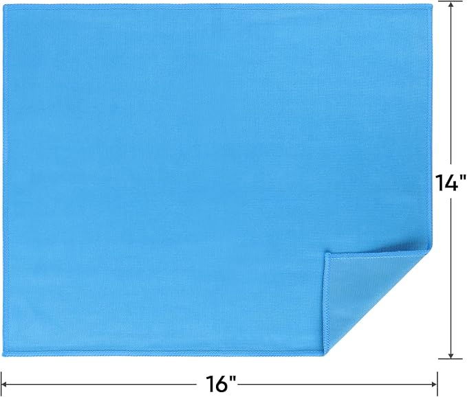 HOMEXCEL Glass Cleaning Cloths 6PK, Streak Free Towel - Image 7