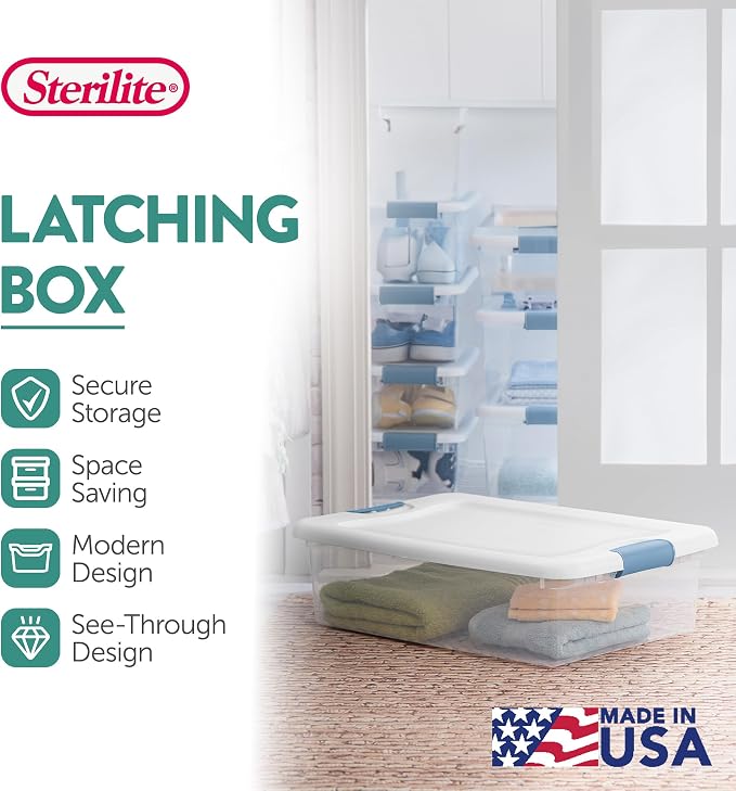 Sterilite Latching Box with Lids - Image 3