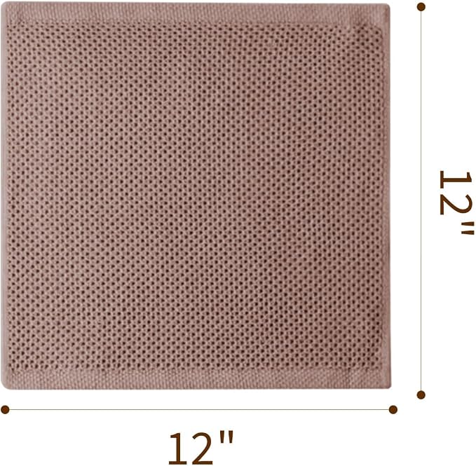 Cotton Dish Cloths 6 Pack, 12x12 Inch – Super Absorbent, Quick-Dry & Reusable - Image 2