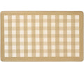 Anti-Fatigue Floor Comfort Mat - 18 x 30 Inch (Buffalo Check Taupe) - Waterproof Non-Slip Rug - Easy to Clean Cushioned Mat for Kitchen, Bathroom, Standing Desk & Office - Achim Home Decor