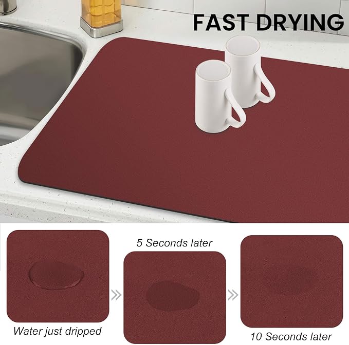Dish Drying Mat Absorbent Dish Drying Mats - Image 4