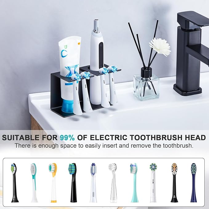 Toothbrush Head Holders, Electric Tooth Brush Head Holder, Wall Mounted - Image 7