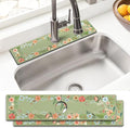 Sink Faucet Absorbing Mat, 2 Pack Drying Mat Around Faucet Sink Splash Guard by BathtubMat