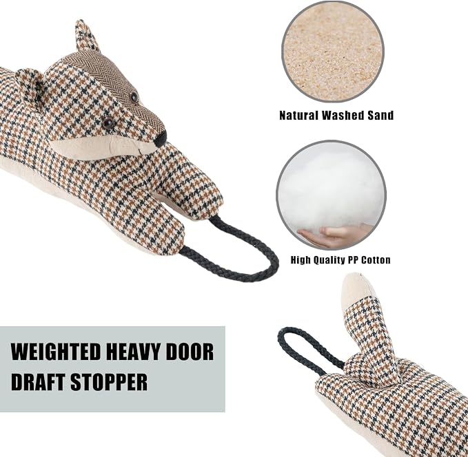 Under Door Draft Stopper Decorative Wind Stopper 48 inch - Image 3