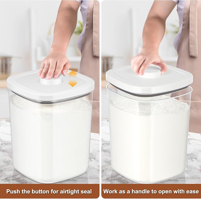 TBMAXS Airtight Rice Container 20 Lbs, Dry Food Holder - Image 4