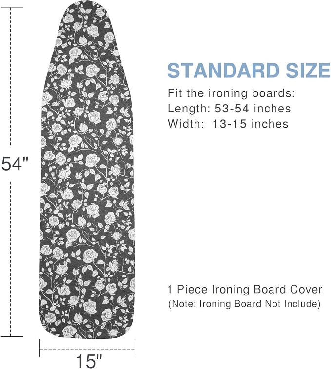VividPaw Ironing Board Cover and Pad, Standard Size 15x54, Thick Padding - Image 4