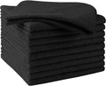 HOMEXCEL Black Microfiber Cleaning Cloths, 10 Pack Microfiber Towels by HOMEXCEL