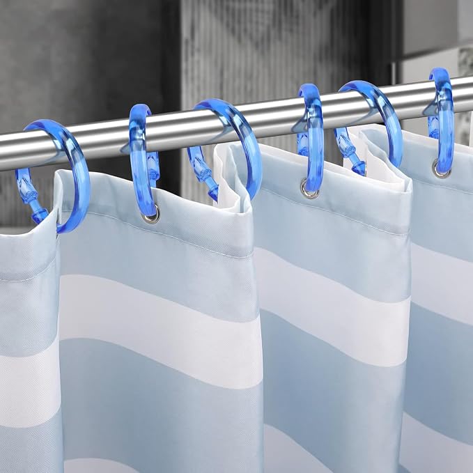 Blue Shower Curtain Hooks - Image 5