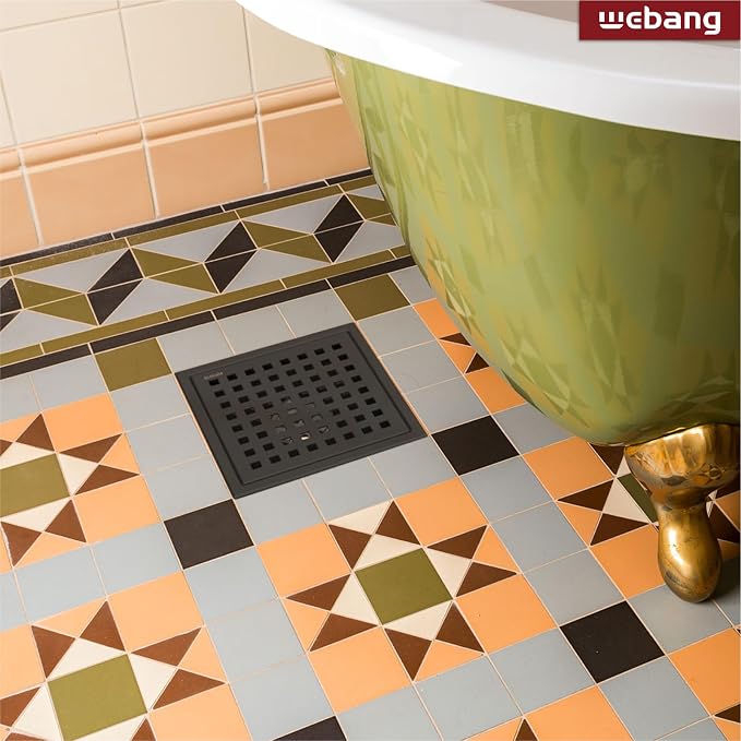 6 Inch Square Shower Floor Drain - Image 2
