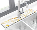 Kitchen Sink Splash Guard Faucet Mat Super Absorbent Fast Drying Mat Sink by THIDEAPE