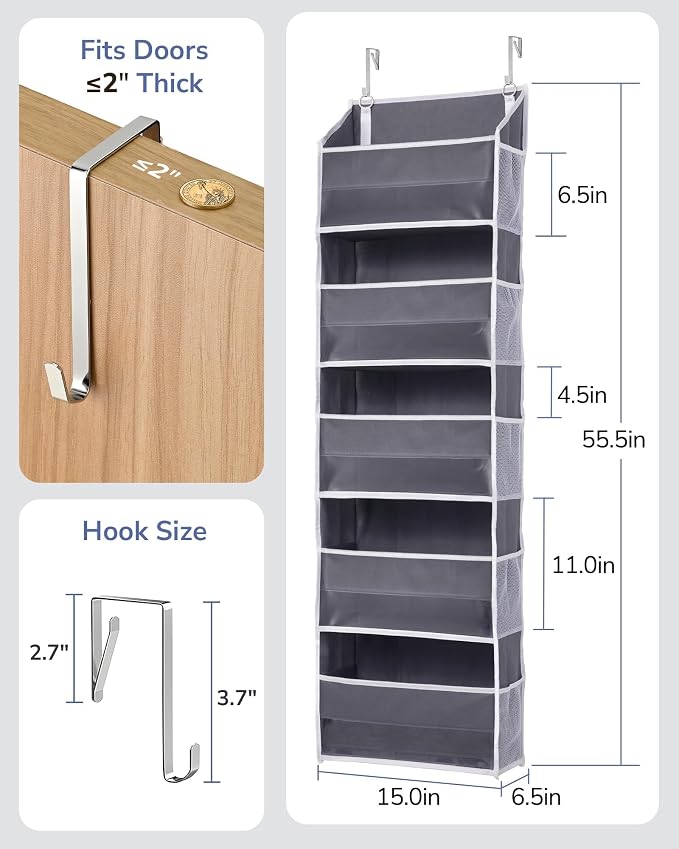 ULG 1 Pack Over Door Organizer - Image 7