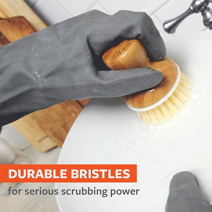 Full Circle Bubbly Palm Brush, Dish Scrub Brush - Image 2