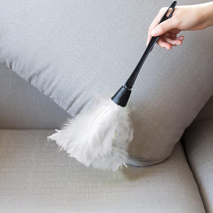 Turkey Feather Dusters for Cleaning Home Blinds Kitchen car Office, - Image 3
