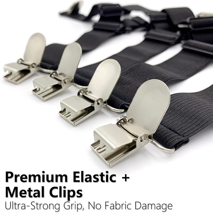 4PCS Bed Sheet Holder Straps – Triangle Adjustable Elastic Fasteners - Image 4