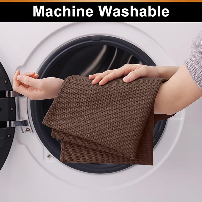 Homaxy 100% Cotton Waffle Weave Kitchen Towels, 4 Pack - Image 6