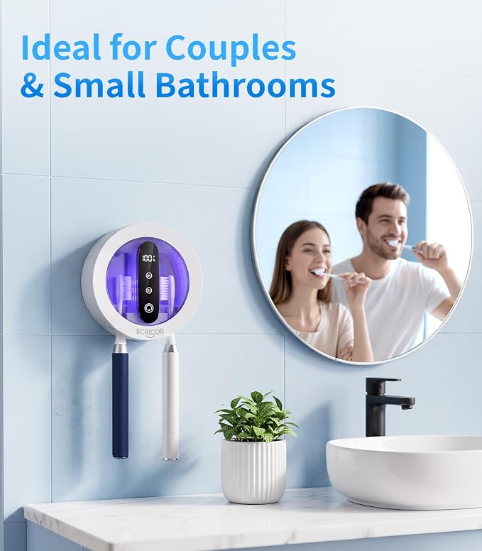 Toothbrush Holder with Dual UV & Heated Drying Wall Mounted 2026 | Upgraded - Image 8