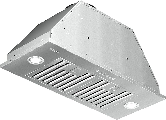 Range Hood Insert, EKON NAB01-30IN 900CFM Built-in Range Hoods Ducted/Ductless with 4-Speed Soft Touch Panel Control/Dishwasher-safe Filters, Kitchen Hoods for Over Kitchen Stove
