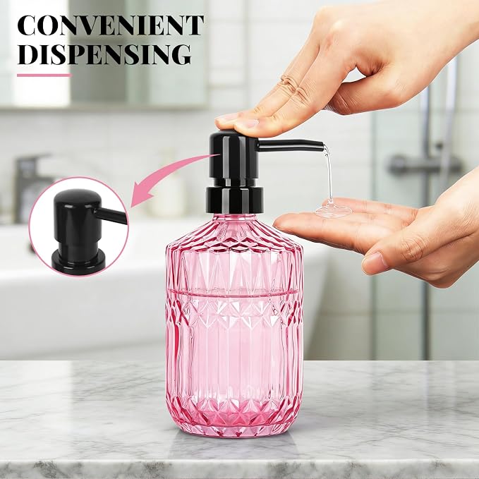 13.5oz Glass Soap Dispenser - Image 4