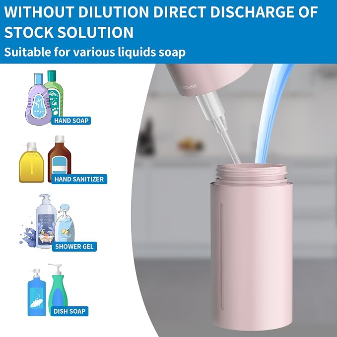 Automatic Soap Dispenser Touchless, Kitchen & Bathroom, Hands-Free, Adjustable - Image 4