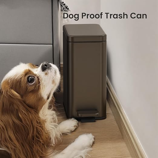 Cesun 2.6 Gallons Small Bathroom Trash Can - Image 7
