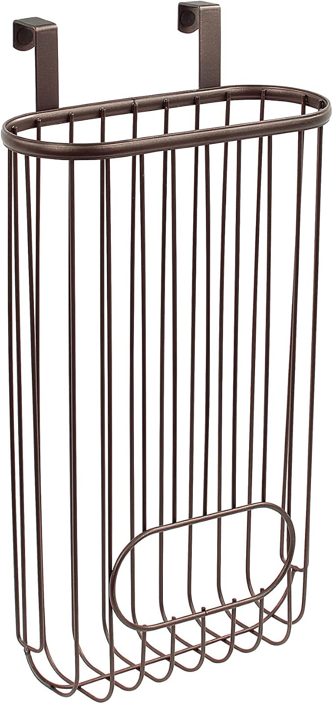 Spectrum Ashley Over Cabinet Door Grocery Bag Holder Hanging Bag Dispenser by Unknown